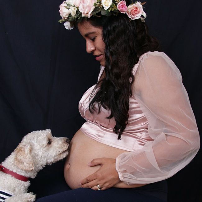 En la dulce espera🤰🏽nuestra sesión de fotos 📸 5