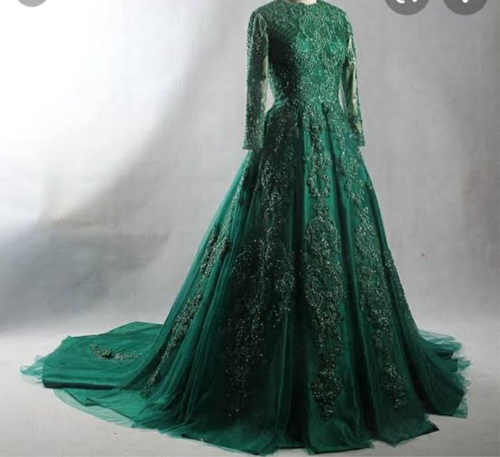 Vestidos en tonos verdes 🌈 1