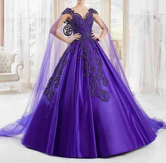 Vestido de bodas púrpuras💜 - 3
