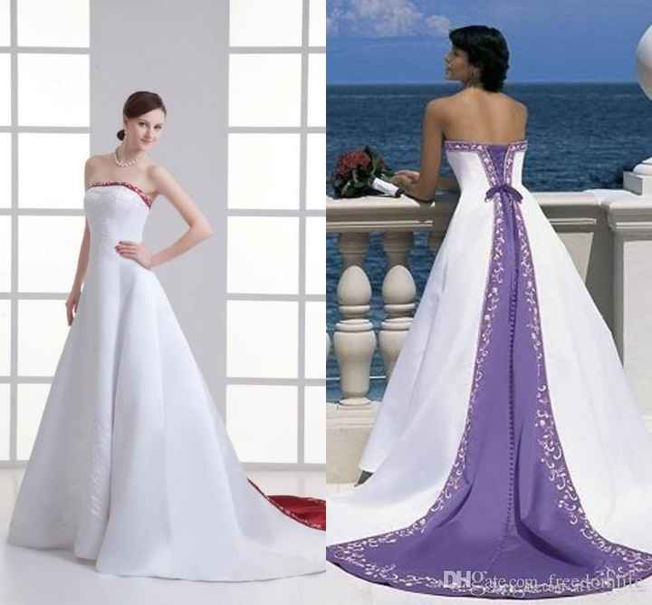 Vestido de bodas púrpuras💜 - 6
