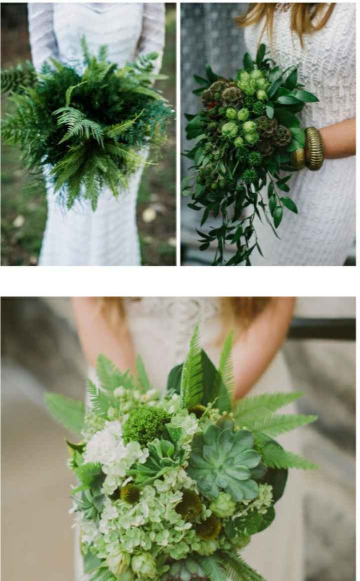¿Te atreverías usar un ramo verde? 🌈 - 3