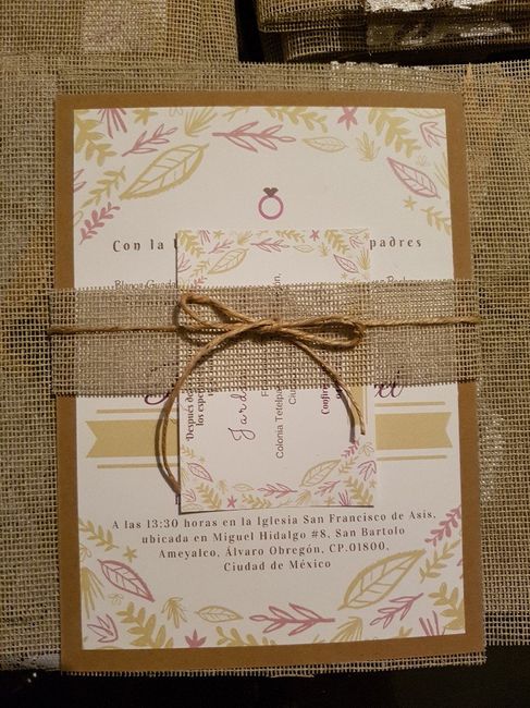  Invitaciones por fin !!😉 - 2