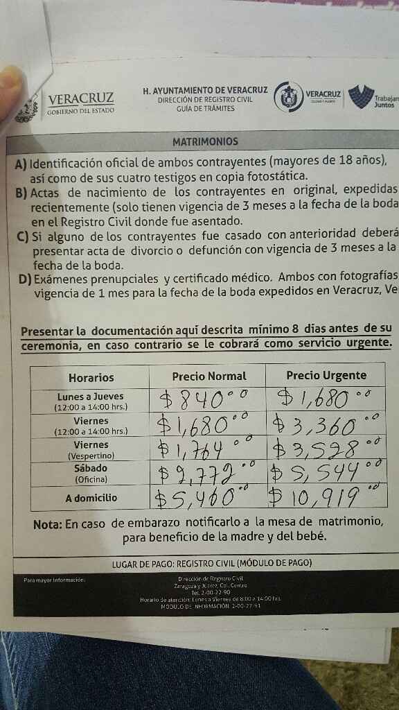 Requisitos y precio: civil veracruz pto y boca del rio - 3