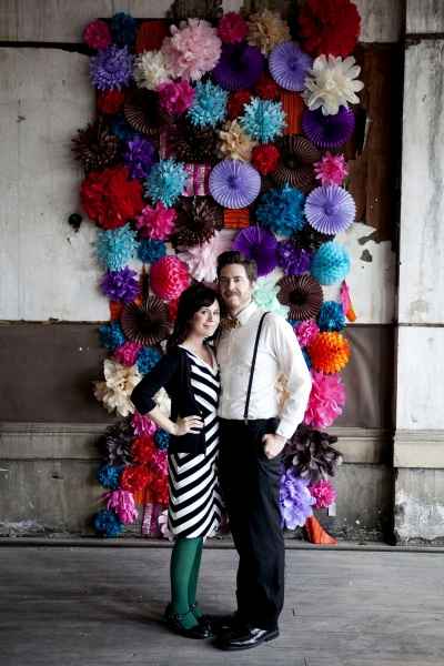 Pom Poms en pared