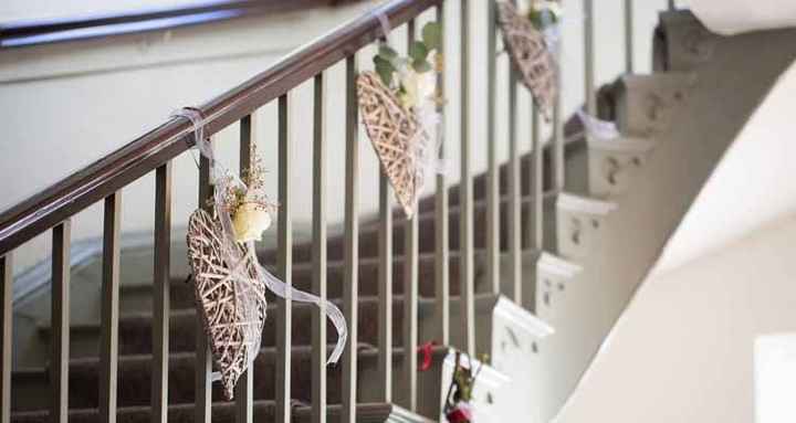 Adornos en escaleras