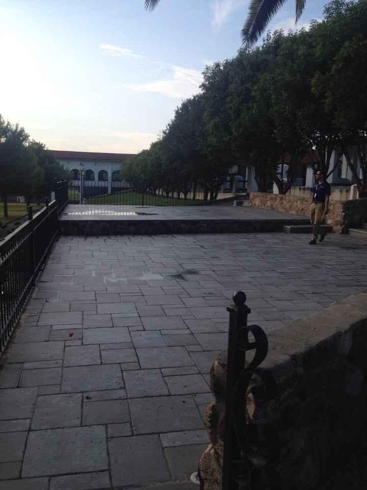Vista de la parte de abajo