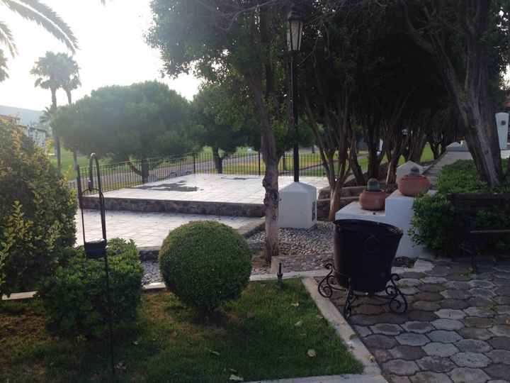 Vista desde una de las banquitas anteriores