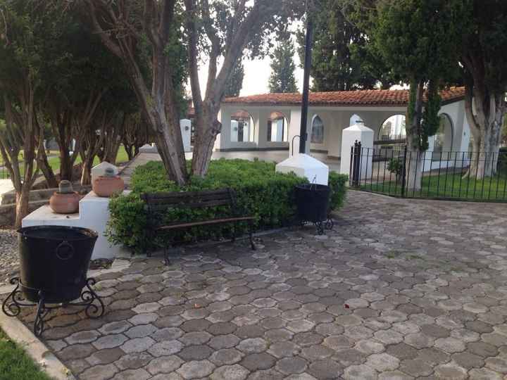 Vista desde una de las banquitas 