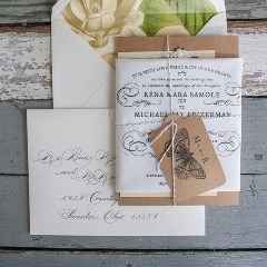 Invitación vintage
