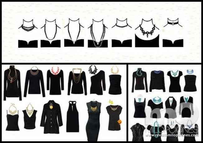 Tipos de collar para cada blusa