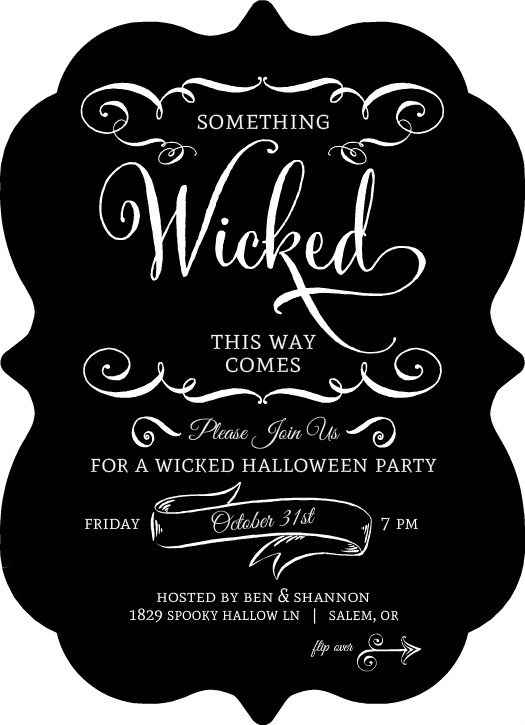 Invitación halloween despedida