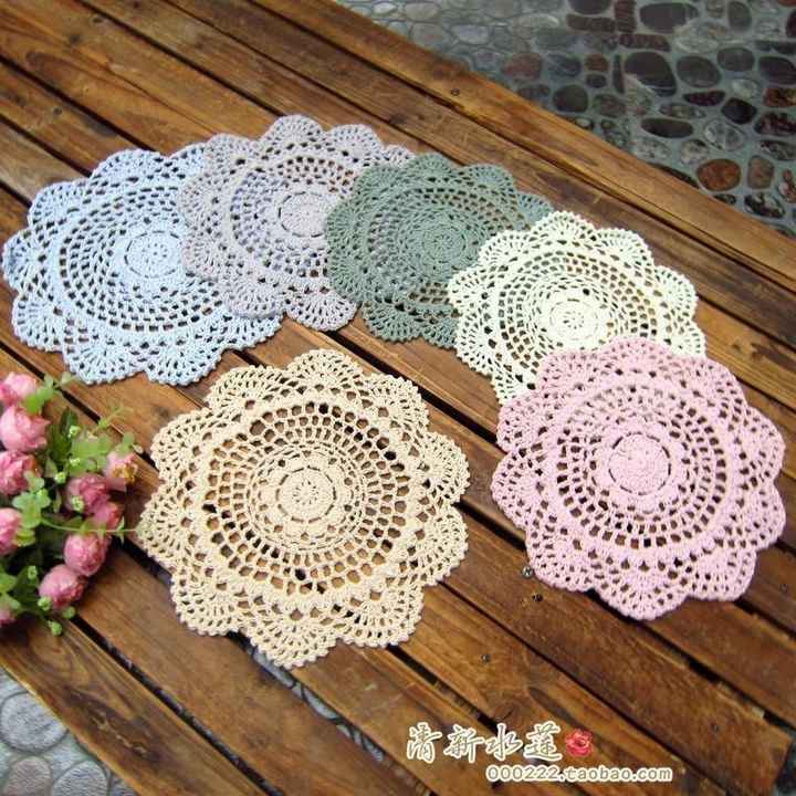 Crochets de manteles individuales