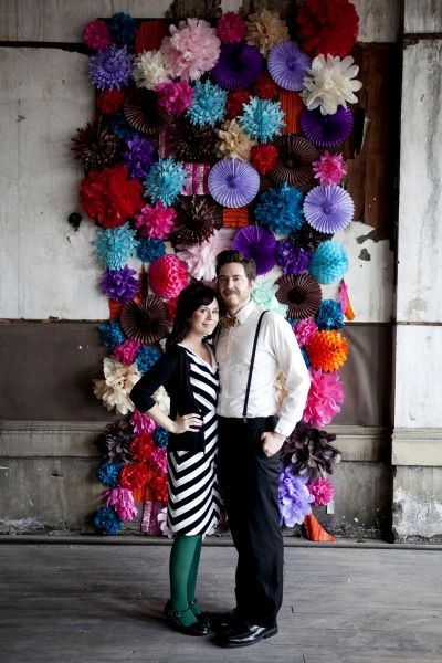 Pom Poms en pared