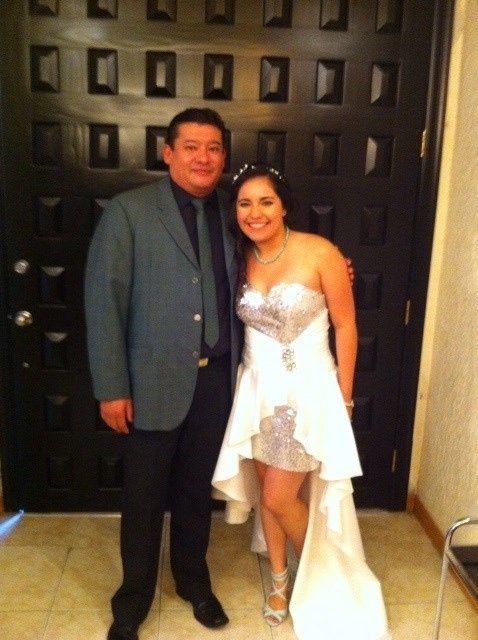 Un tío y yo. Se ve un poco la cauda