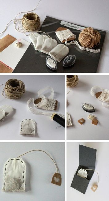 DIY sobres de té