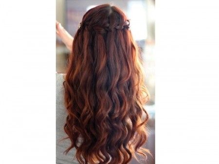 Peinado semi recogido