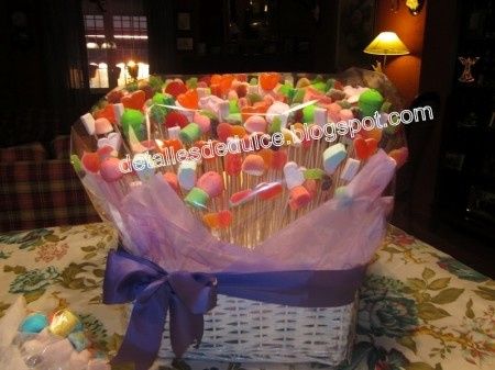 canasta de dulces