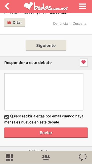 Desde la app