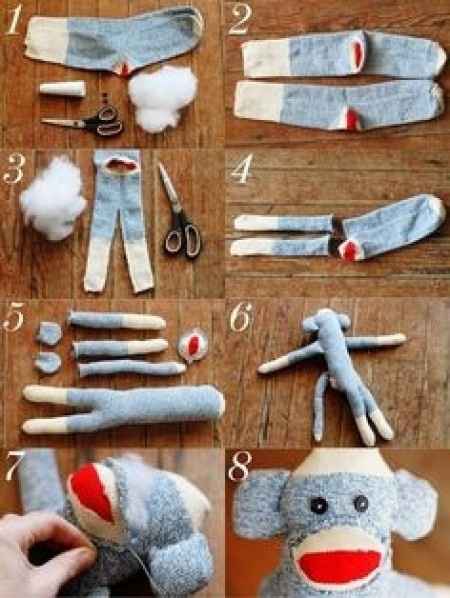 muñeco calcetines