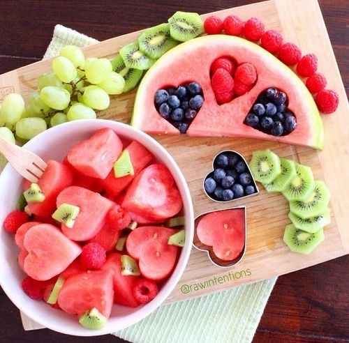mesa de frutas