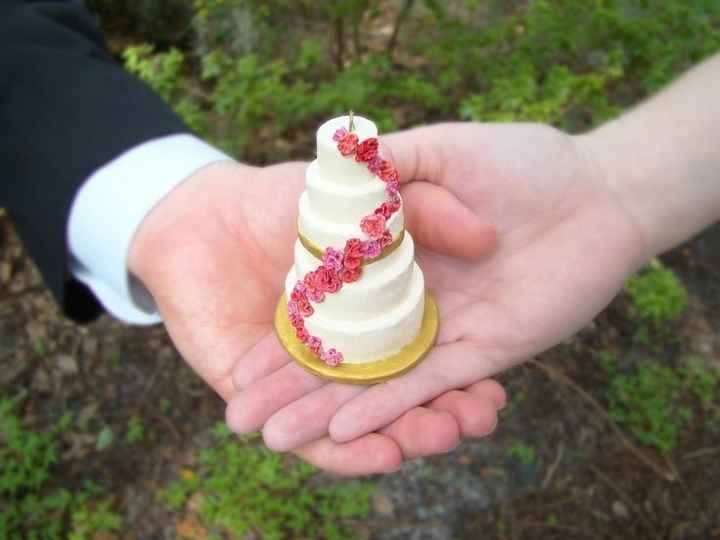 MINI PASTEL DE BODAS