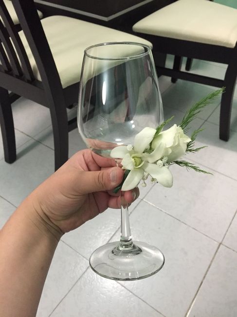 Arreglo de copas  al natural 