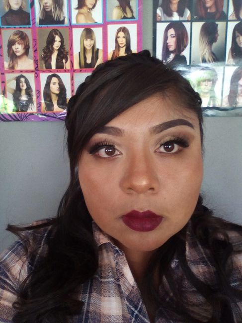 Pruebas de maquillaje y peinado - 3