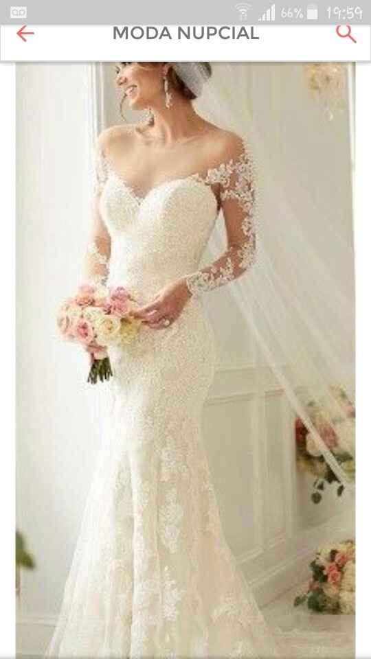 Vestidos de novia con mangas - 1