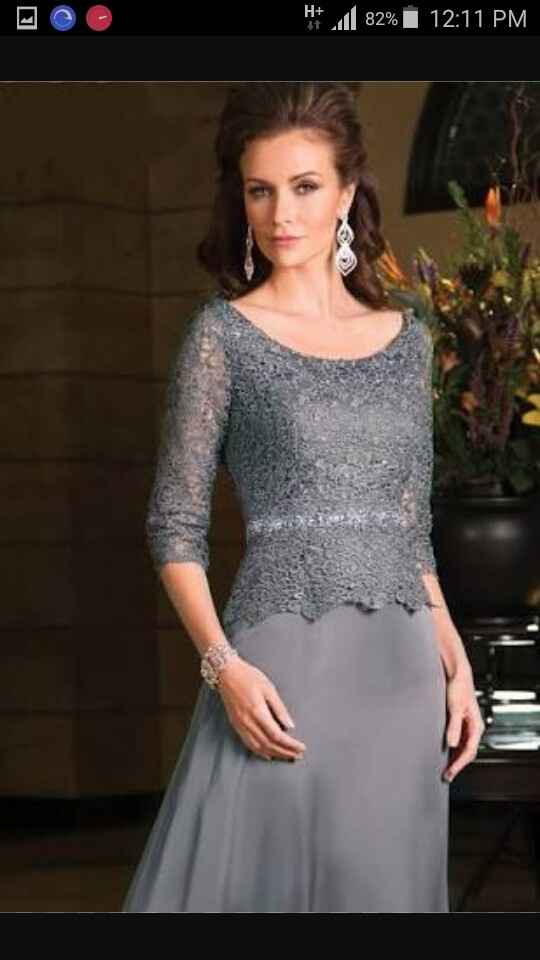 Vestidos para la mamá de la novia - 1