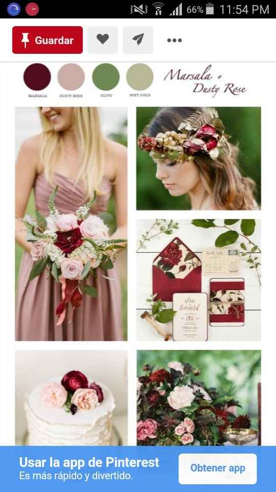 Marsala/Rosa palo