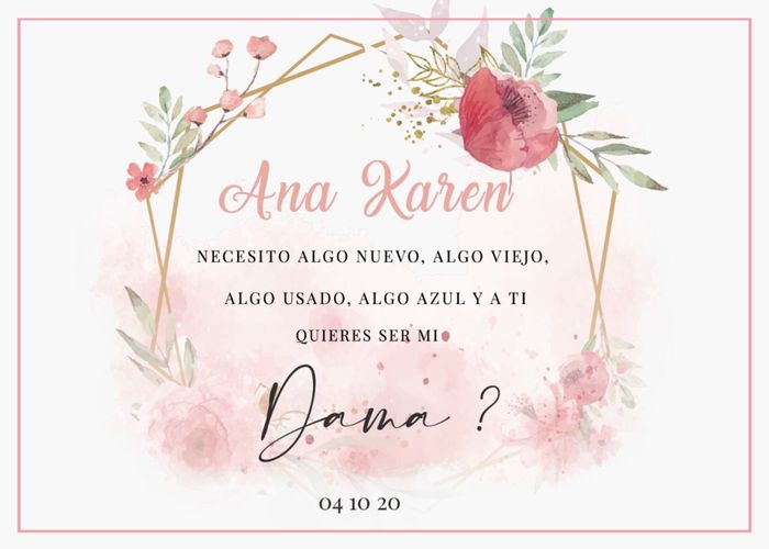 Frases para damas de honor 5
