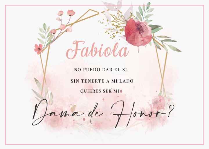 Frases para damas de honor - 1