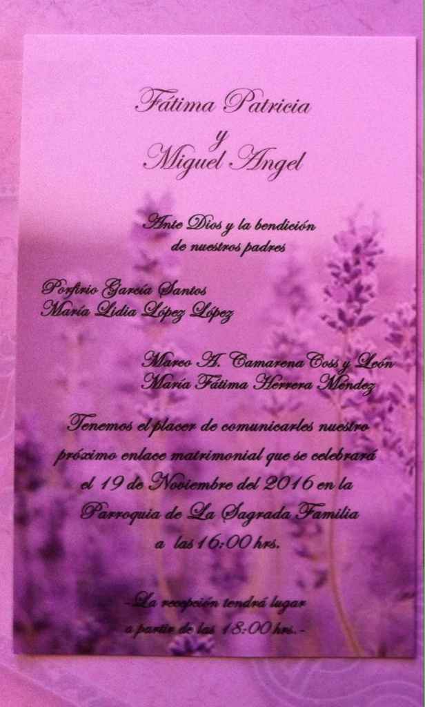 Mis invitaciones :) - 2