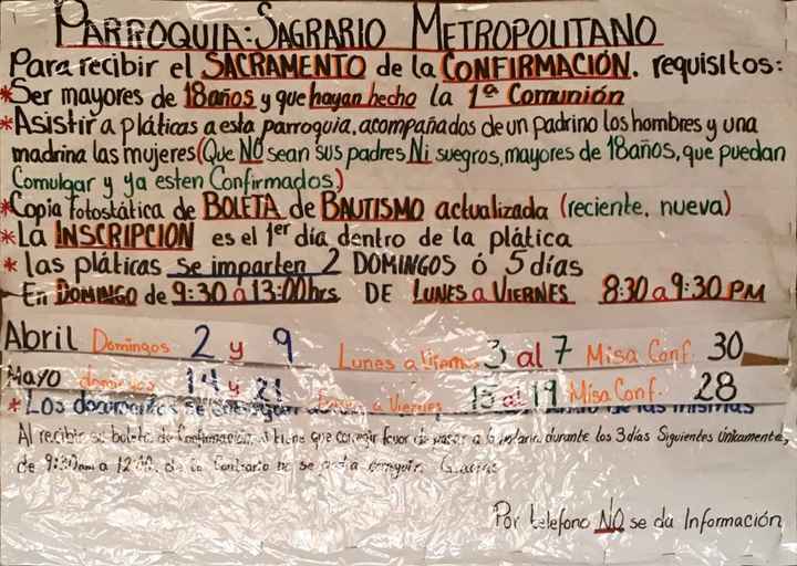 Pláticas para confirmación en Guadalajara - 1