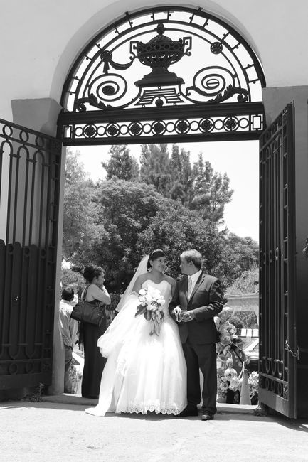 llegada a la iglesia 