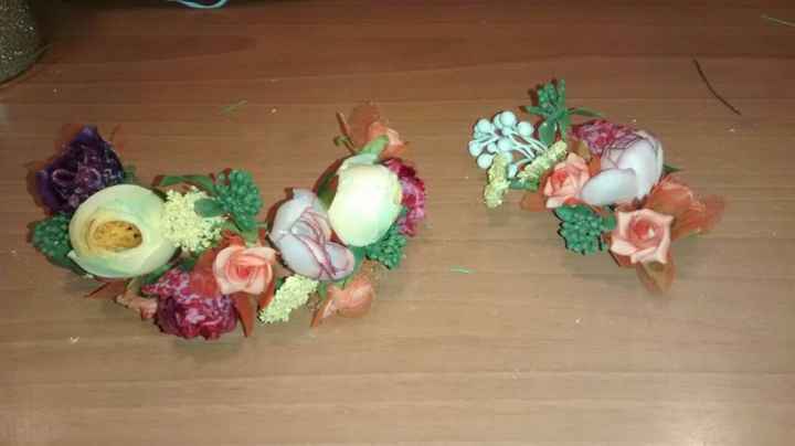 Peineta y boutonniere