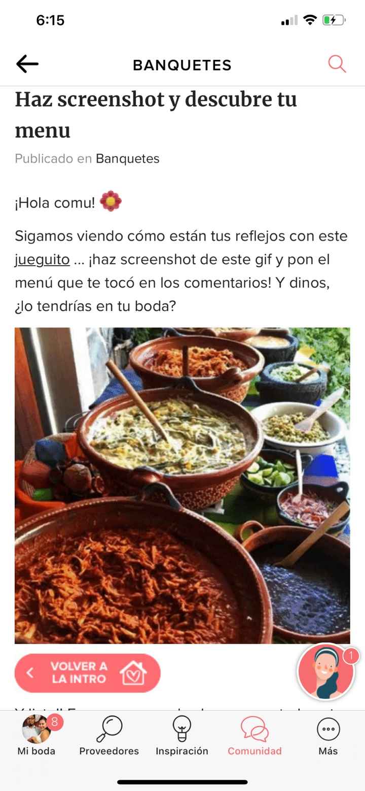 Haz screenshot y descubre tu menu - 1