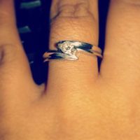 Mi hermosos anillo de compromiso