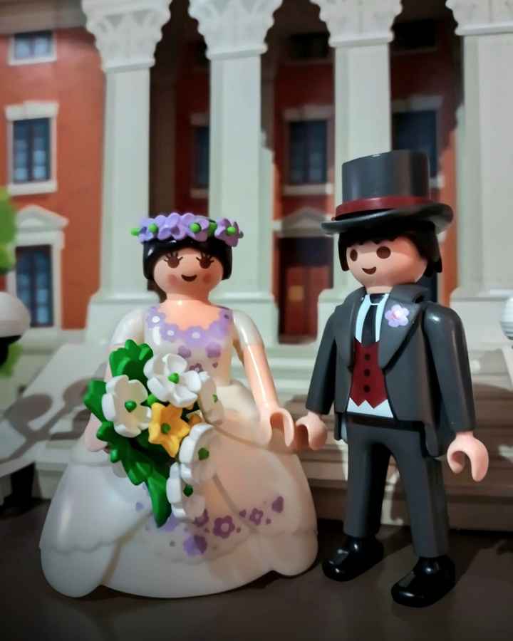 Play Mobil para el pastel de boda - 1