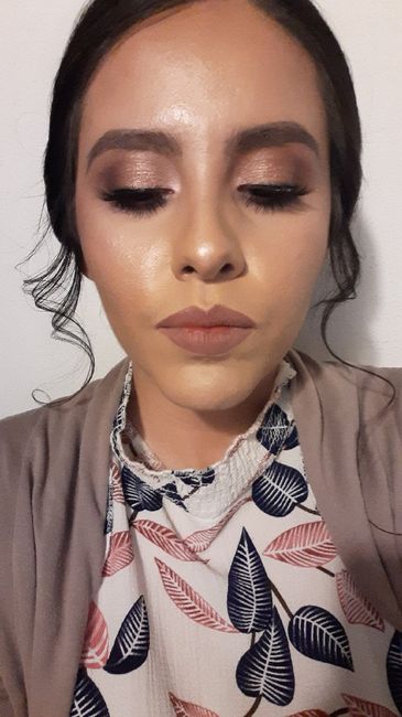 Prueba de peinado y maquillaje 💕 3