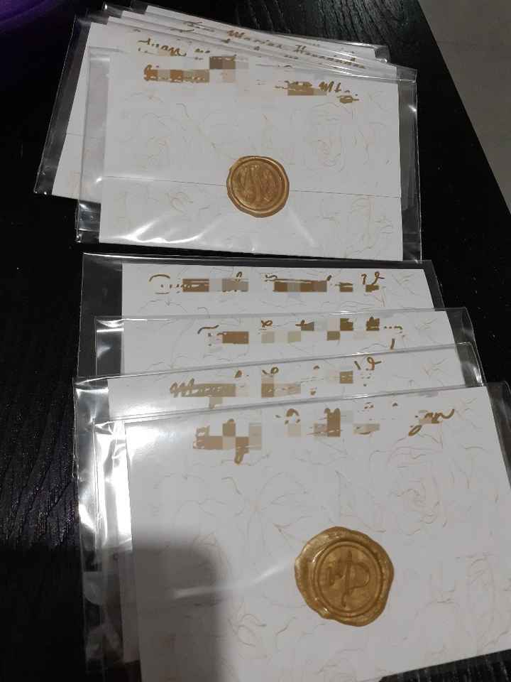 Nuestras invitaciones 😍✉💕 - 2