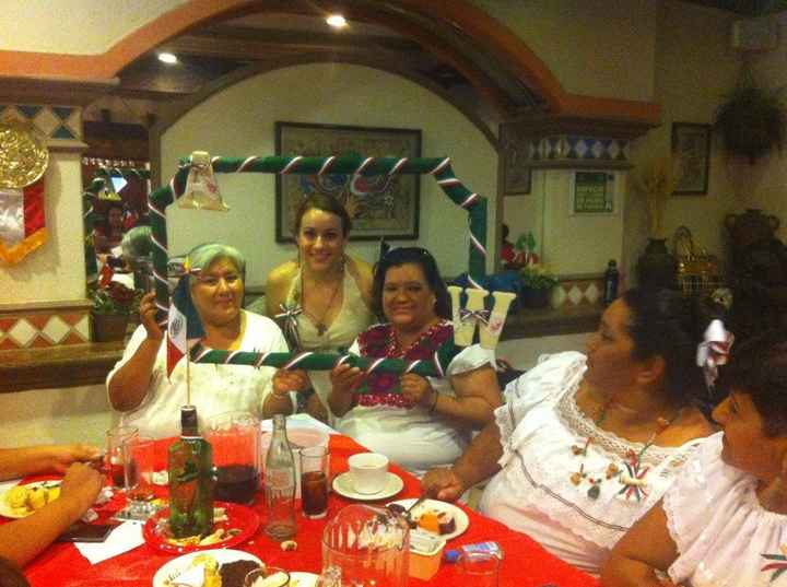 Con invitadas de mi Mamá
