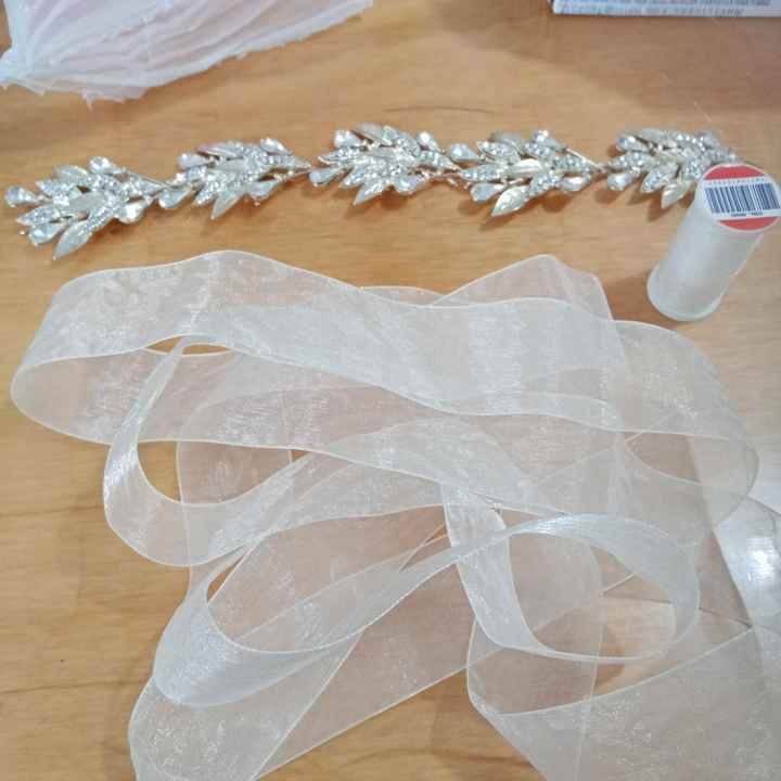 Cinturón de novia Diy - 1