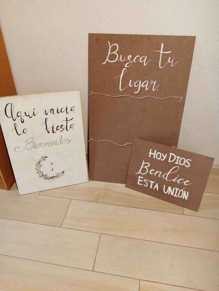 Letreros de bienvenida en azul 🌈 - 1