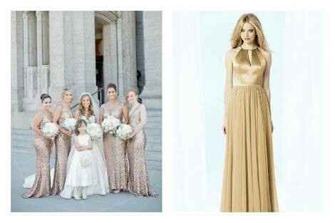 Combinaciones de colores en dorado y blanco - 3