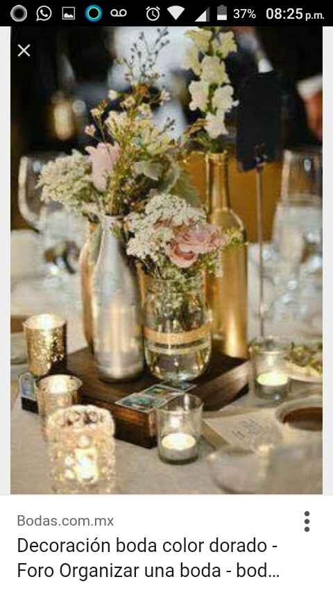 Combinaciones de colores en dorado y blanco - 9