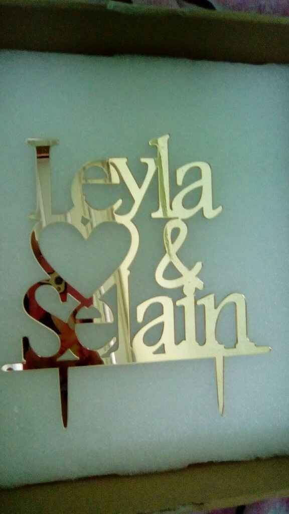 Llegó mi cake topper de aliexpress - 1