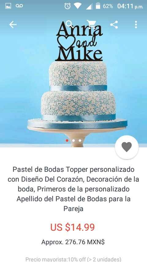 Llegó mi cake topper de aliexpress - 2