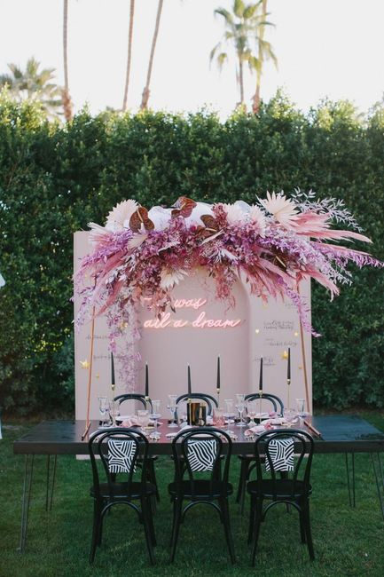 Ideas de backdrops en tonos rosas 💓🍓💕 13