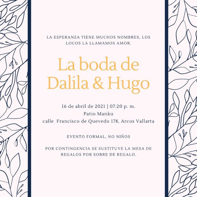 Mis invitaciones 💠 3